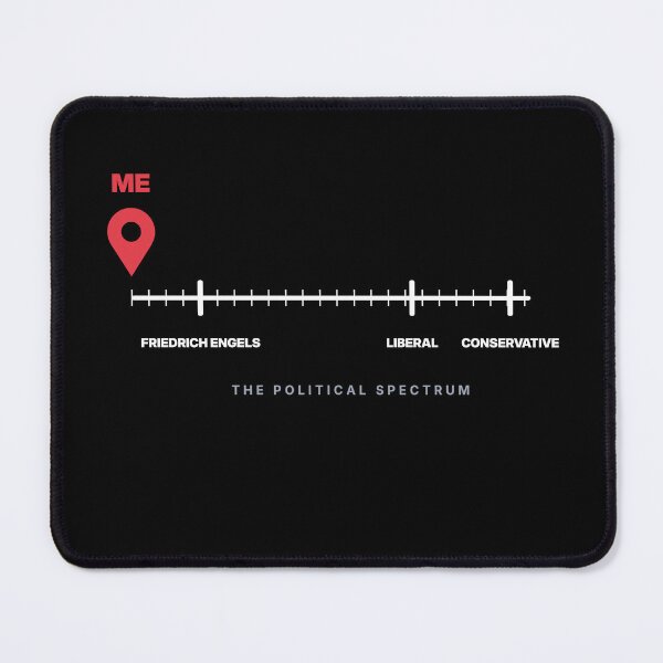 Item preview, Politically, I'm left of Engels designed and sold by TheCapybar.