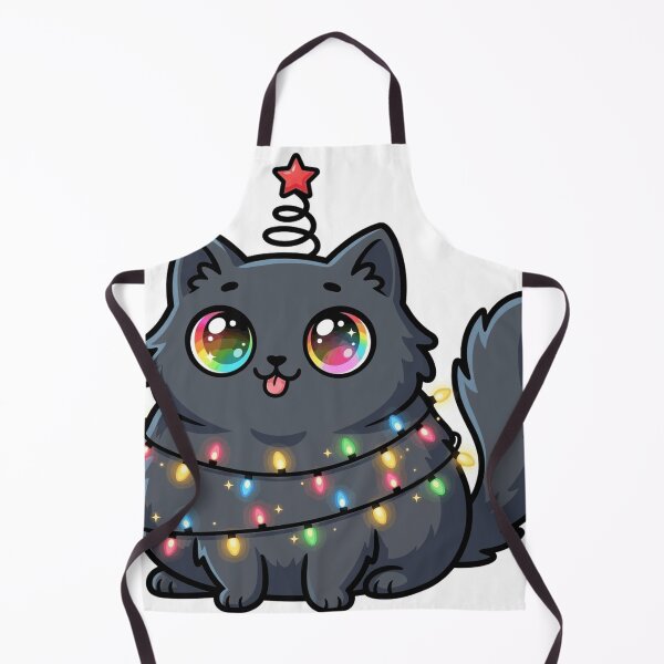 Item preview, black cat in christmas lights Classic T-Shirt designed and sold by Fr0y000.