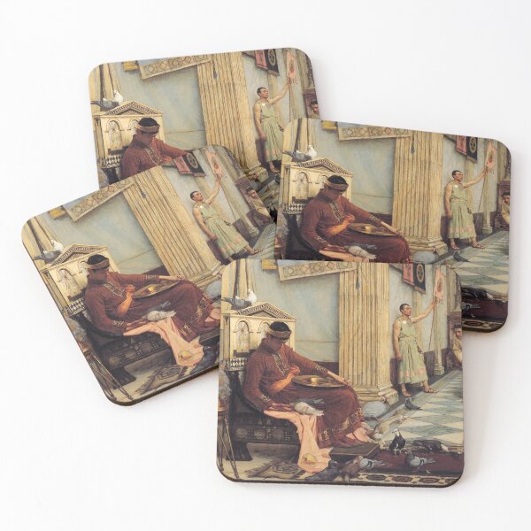 Item preview, The Favorites of the Emperor Honorius - John William Waterhouse 1883 designed and sold by forgottenbeauty.