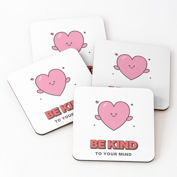 Item preview, Be Kind To Your Mind Cute Kawaii Heart designed and sold by kassimis.