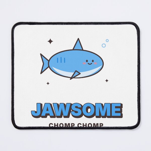 Item preview, Jawsome Cute Kawaii Smiling Shark designed and sold by kassimis.