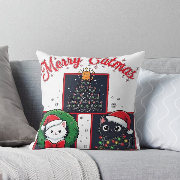 Item preview, Black Cat Wrapped In Christmas Lights Classic T-Shirt (2) designed and sold by RoReshop.