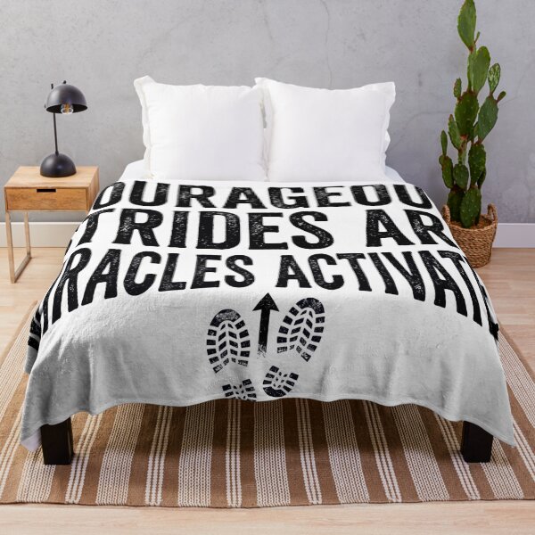 Item preview,  COURAGEOUS STRIDES ARE MIRACLES ACTIVATED designed and sold by Inspire par Dieu.