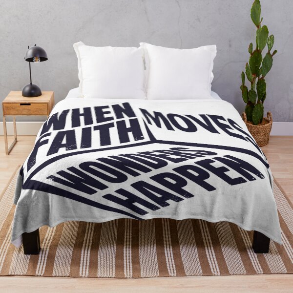 Item preview, WHEN FAITH MOVES, WONDERS HAPPEN designed and sold by Inspire par Dieu.