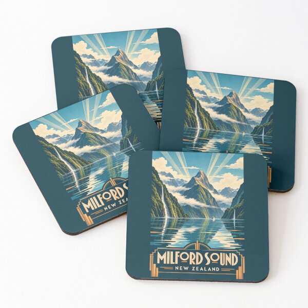 Item preview, Milford Sound - New Zealand designed and sold by GoodOldVintage.