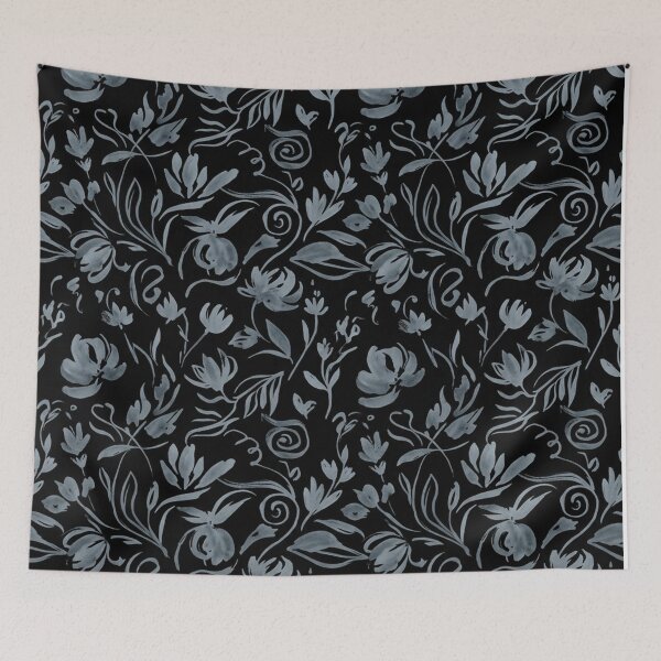 Item preview, Dark Floral Watercolor Seamless Pattern designed and sold by Owcomm.