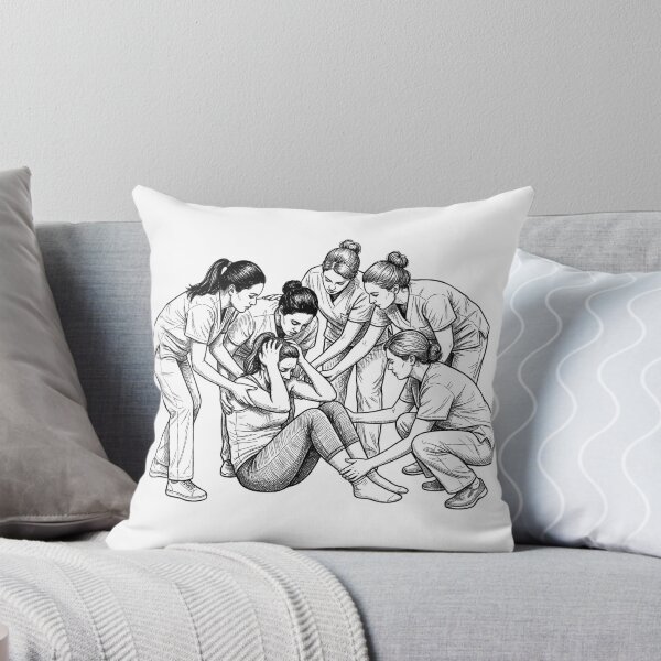 Item preview, Woman in Mental Crisis designed and sold by Naux | Design & Illustration.