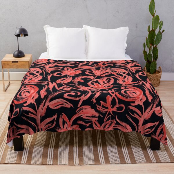 Item preview, Elegant Pink Floral Brushstroke Seamless Pattern designed and sold by Owcomm.