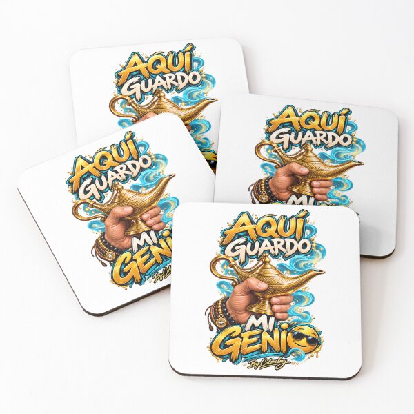 Item preview, Here I Keep My Genius – Humor, Magic Lamp and Attitude | Coloralmy designed and sold by Coloralmy.