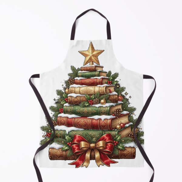 Item preview, Book Lover Christmas Gift Book Tree Vintage Holiday Style Classic T-Shirt designed and sold by MaLhari-Market.