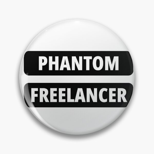 Item preview, Phantom Freelancer Funny Halloween Sticker Spooky Work Text Quote designed and sold by PRIME4YOU.