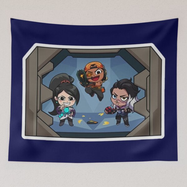 Item preview, Chibi Hero Squad Sticker Badge designed and sold by ELmestka.