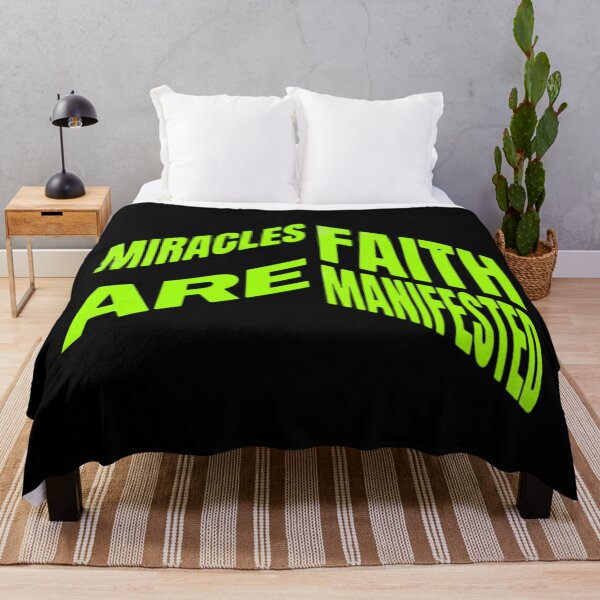 Item preview, Miracles are FAITH MANIFESTED designed and sold by Inspire par Dieu.