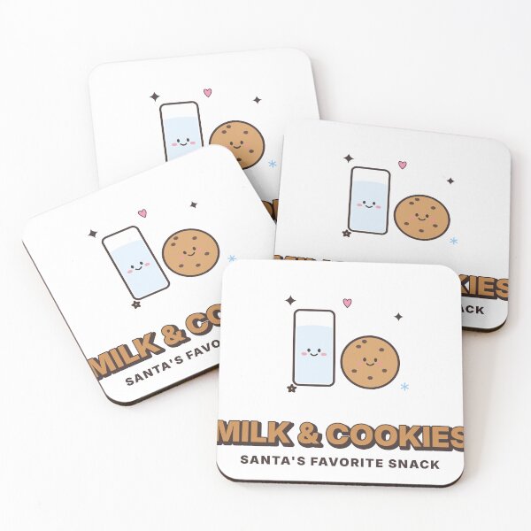 Item preview, Milk and Cookies Cute Kawaii Christmas Best Friends designed and sold by kassimis.