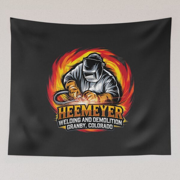 Item preview, Heemeyer Welding And Demolition Granby Colorado Welder Fire designed and sold by BUNNIES-EL.