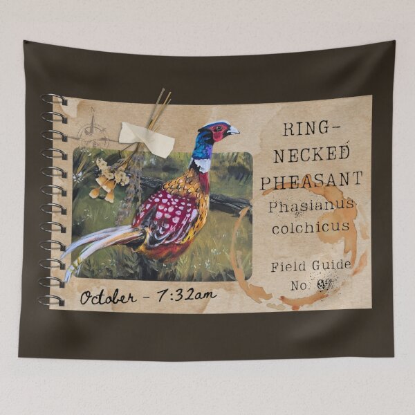 Item preview, Ring-Necked Pheasant Field Guide designed and sold by ArtistsAtticWI.