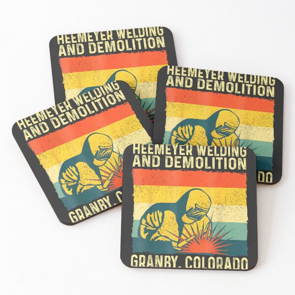 Item preview, Heemeyer Welding And Demolition Granby Colorado Retro Sunset designed and sold by BUNNIES-EL.