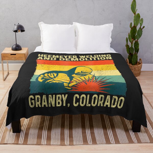 Item preview, Heemeyer Welding And Demolition Granby Colorado Retro Sunset designed and sold by BUNNIES-EL.
