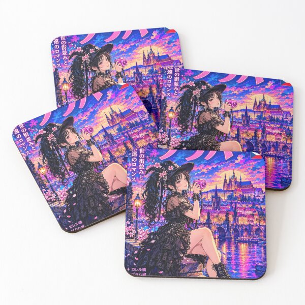 Item preview, Prague, Czech Republic — The Black-Haired Witch of Charles Bridge. designed and sold by DibujandoPorfa.