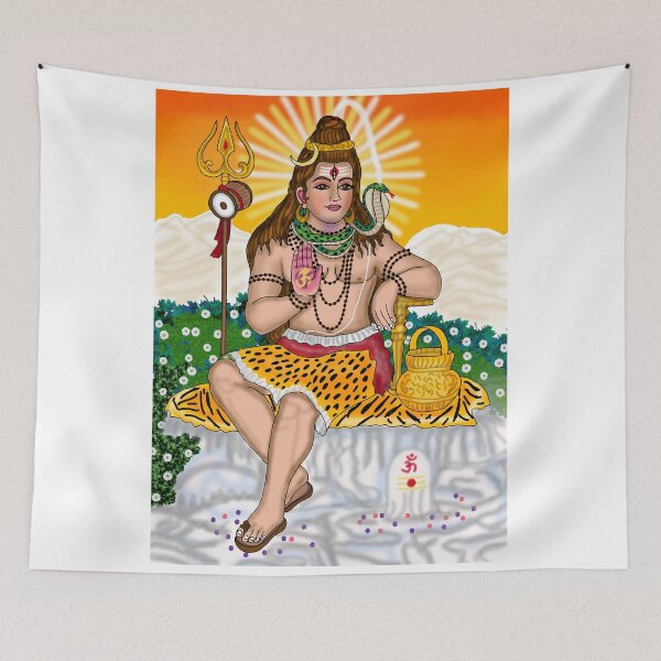 Item preview, Lord Shiva Digital Drawing | Hindu God Spiritual Artwork designed and sold by Harshit_Digital_Arts.