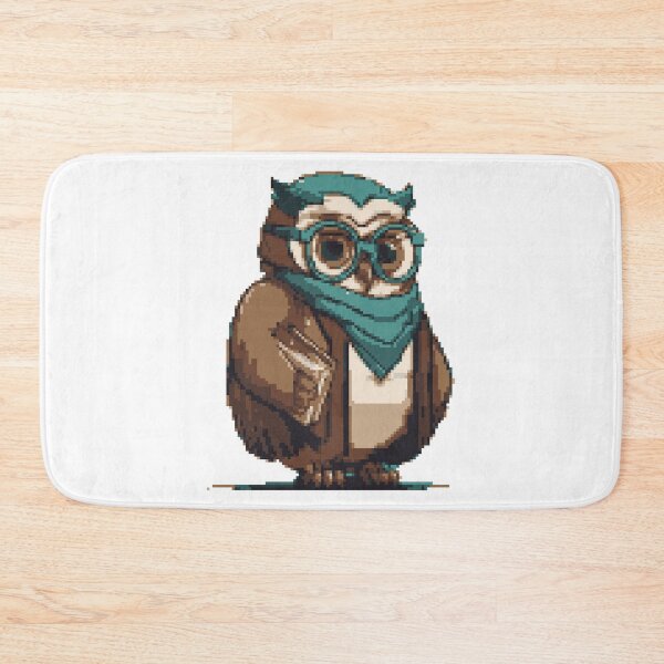 Item preview, Academic Owl Pixel Art designed and sold by Coated-Store.