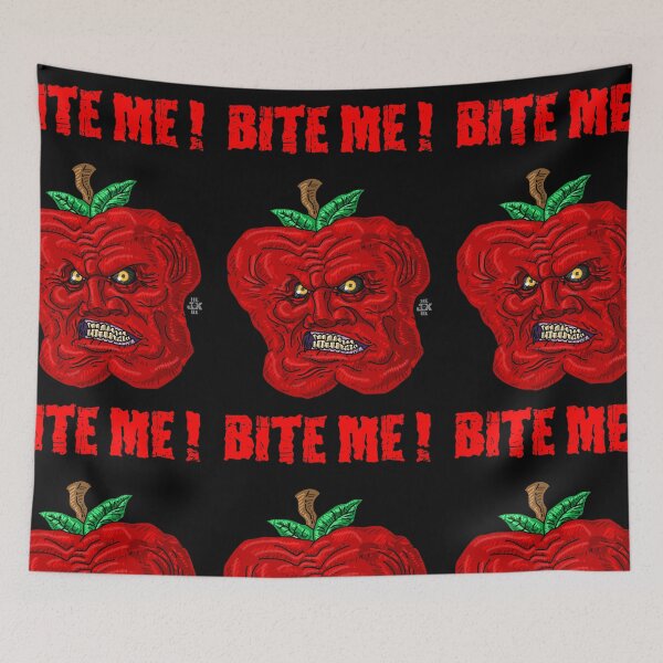 Item preview, Apple, Bite me, designed and sold by 4gottenlore.