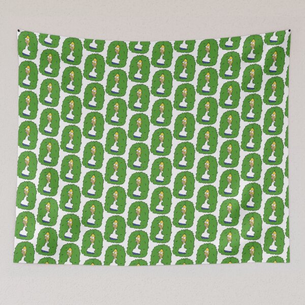 Item preview, Hiding Homer Simpson Inspired Cartoon Character in Bush Illustration designed and sold by SamidesignShop.
