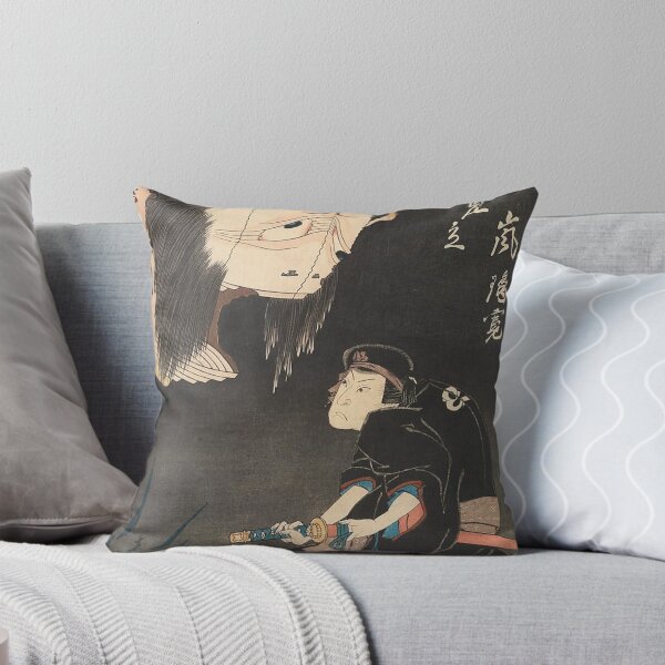 Item preview, Iemon Confronted by an Image of His Murdered Wife, Oiwa, on a Broken Lantern designed and sold by AnimaliaStar.
