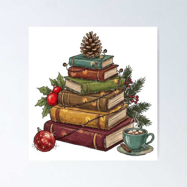 Item preview, Books Christmas Tree Classic T-Shirt (2) designed and sold by Atros.