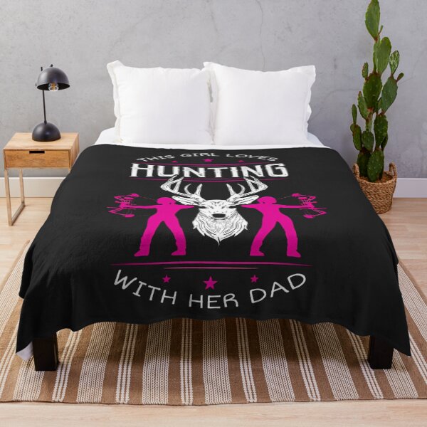 Item preview, This Girl Loves Hunting With Her Dad Bowhunting Deer designed and sold by BUNNIES-EL.