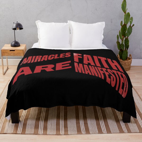 Item preview, Miracles are FAITH MANIFESTED designed and sold by Inspire par Dieu.