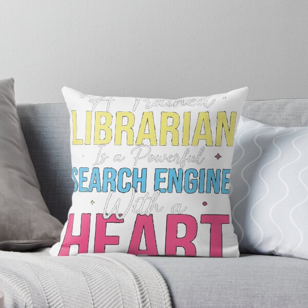 Item preview, A Trained Librarian Is a Powerful Search Engine With a Heart Classic T-Shirt designed and sold by MattiaDedo.