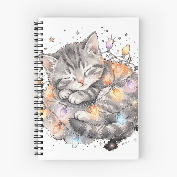 Item preview, Adorable Cat Tangled in Christmas Lights Oversized T-Shirt designed and sold by YOUUKNOW.