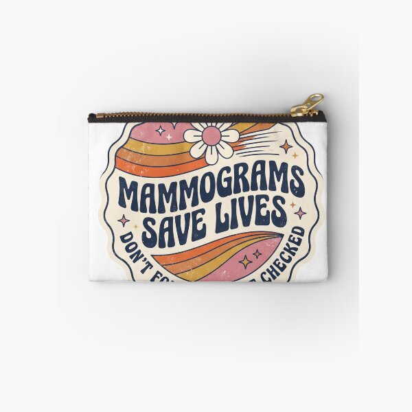 Item preview, Vintage 70s Mammograms Save Lives Badge Sticker) designed and sold by Izhandesign.