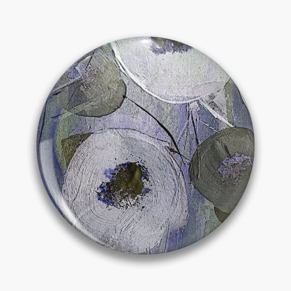 Item preview, Whimsical Modern Flowers on Navy designed and sold by Artistestella.
