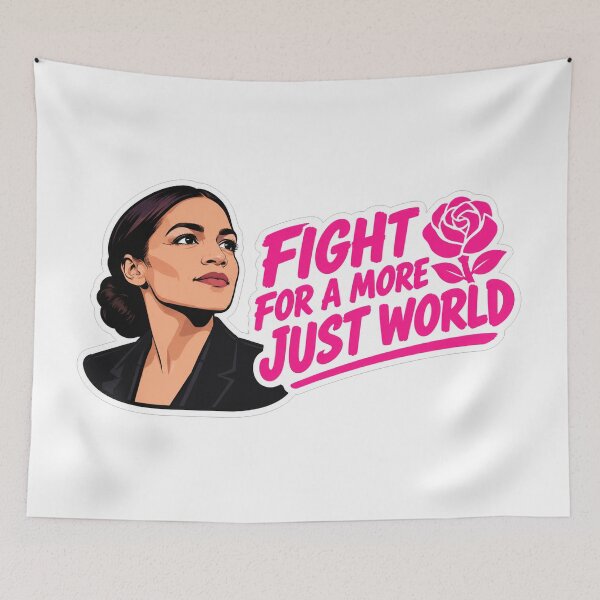 Item preview, Fight For A More Just World Portrait designed and sold by Owcomm.