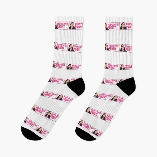 Item preview, People Over Profit AOC Political Art designed and sold by Owcomm.