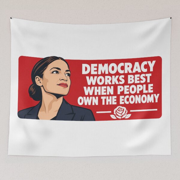 Item preview, Democracy Works Best When People Own Economy designed and sold by Owcomm.