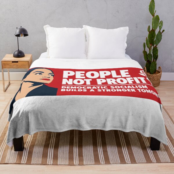 Item preview, People Not Profit Democratic Socialism designed and sold by Owcomm.