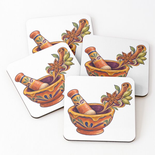 Item preview, Mortar and Pestle Aromatic Spice Ribbon designed and sold by Drip stamp.