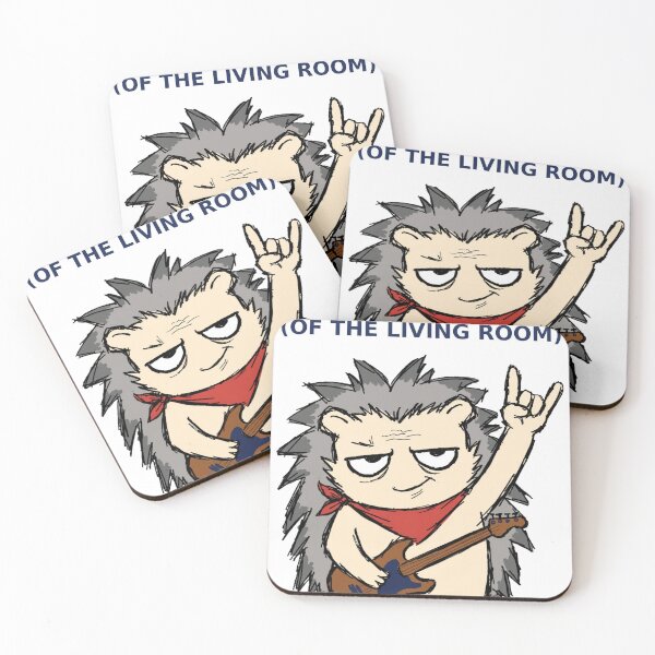 Item preview, Funny Hedgehog Sticker — Final Tour Rockstar Guitar Decal designed and sold by ryleemaxwell.