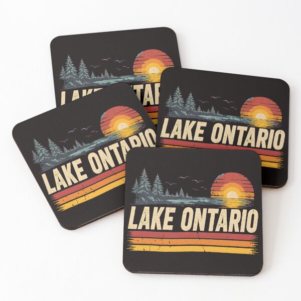 Item preview,  Lake Ontario Sunset Retro  designed and sold by NoxArtis.