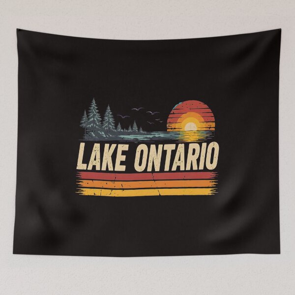 Item preview,  Lake Ontario Sunset Retro  designed and sold by NoxArtis.