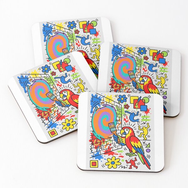 Item preview, Macaw Street Artist – Color the World designed and sold by PictoVibe.