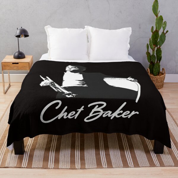 Item preview, Chet Baker Trumpet Flag Cool Art designed and sold by NoxArtis.