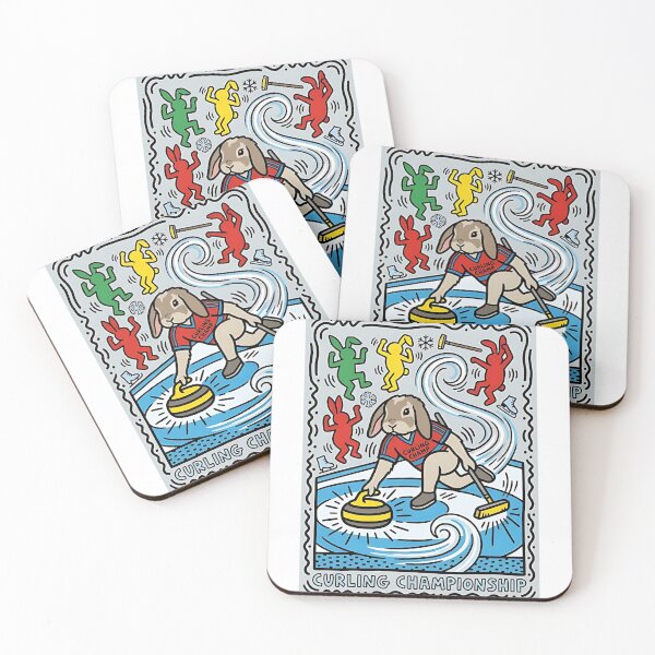 Item preview, Holland Lop Curling Champion – Ice Bunny designed and sold by PictoVibe.