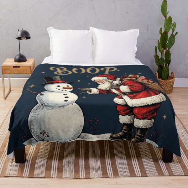 Item preview, Vintage Santa Christmas Shirt, Funny Boop Xmas, Retro Holiday Snowman designed and sold by Forevermore.