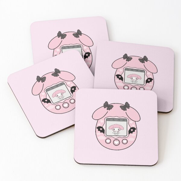 Item preview, Goth Bunny Pink Virtual Pet ⊹ ࣪ ˖ designed and sold by BookishCharmCo.