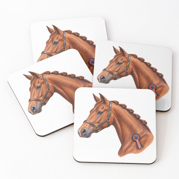 Item preview, Chestnut Horse Braided Mane and Rosette designed and sold by Drip stamp.