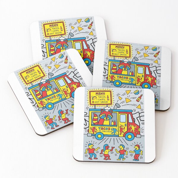 Item preview, Raccoon Taco Truck – Midnight Snack Crew designed and sold by PictoVibe.
